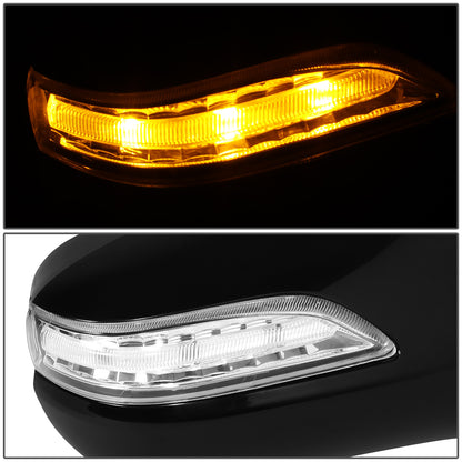 RETROVISOR MIRROR - OE STYLE - ACURA MDX 2010-2013 - WITH POWER WITH HEATED GLASS WITH MEMORY WITH SIGNAL - PASSENGER RIGHT SIDE - BLACK