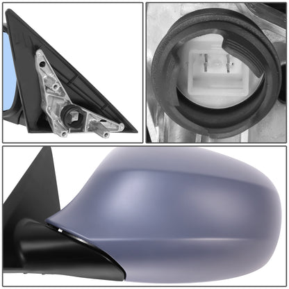 RETROVISOR MIRROR - OE STYLE - BMW 328I 09-12 - BMW 328I XDRIVE 09-12 - BMW 335I 09-12 - BMW 335I XDRIVE 09-12 - BMW 335D 09-12 - WITH POWER WITH HEATED BLUE GLASS - DRIVER SIDE - PAINT TO MATCH - BLACK