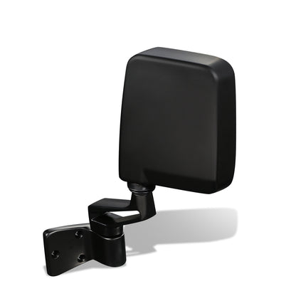 RETROVISOR MIRROR - 87 JEEP WAGONEER / 87-93 JEEP WRANGLER - MANUAL - OEM - LEFT - BLACK