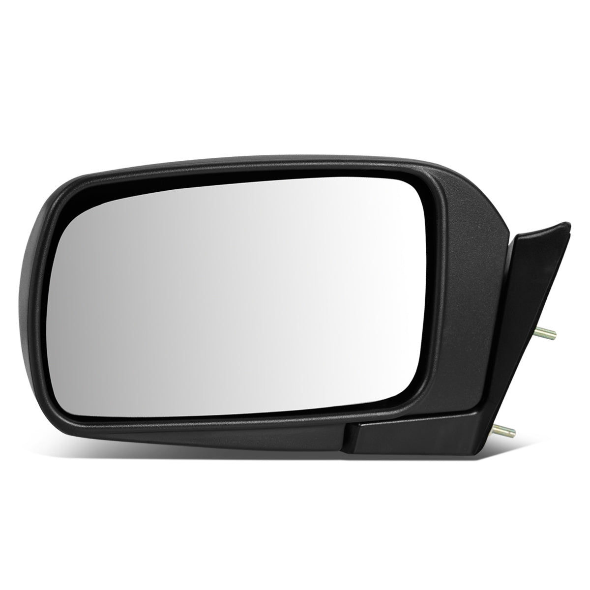 RETROVISOR MIRROR - 91-95 DODGE CARAVAN, VOYAGER, TOWN & COUNTRY - MANUAL - FOLDING - OEM - LEFT - TEXTURED/BLACK