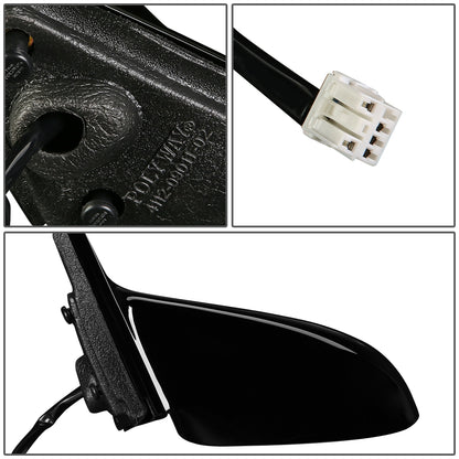 RETROVISOR MIRROR - 93-97 CHRYSLER CONCORDE / 94-97 CHRYSLER LHS / 93-97 DODGE INTREPID / 93-97 EAGLE VISION - POWERED - HEATED - OEM - LEFT -PAINTABLE - BLACK