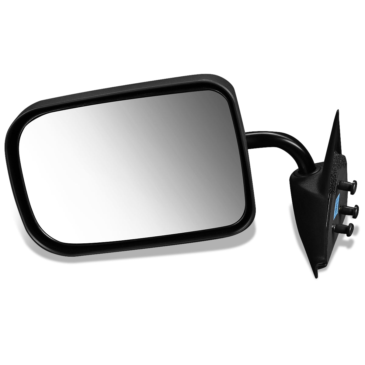 RETROVISOR MIRROR - 94-97 DODGE RAM 1500, 2500, 3500 - MANUAL - OEM - LEFT - TEXTURED/BLACK