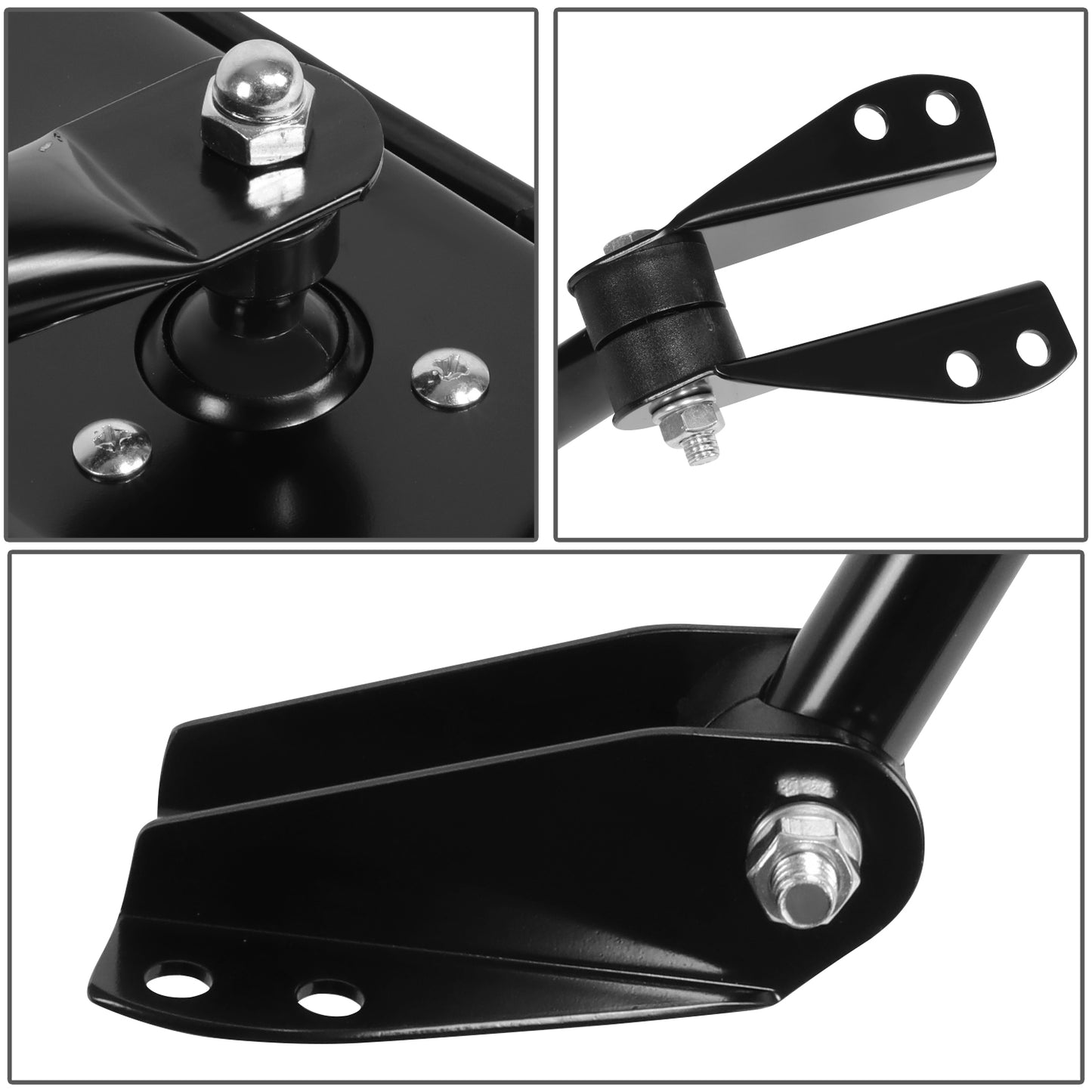 RETROVISOR MIRROR - OE STYLE - JEEP WRANGLER 1987-1994 - DRIVER LEFT SIDE - BLACK