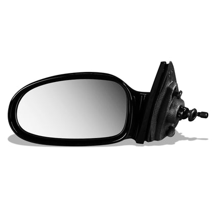 RETROVISOR MIRROR - 93-97 CHRYSLER CONCORDE / 93-97 DODGE INTREPID / 93-97 EAGLE VISION / 94-97 CHRYSLER LHS - MANUAL - OEM - LEFT - PAINTABLE - BLACK