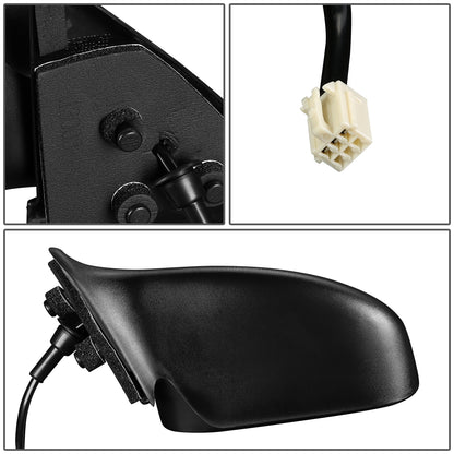 RETROVISOR MIRROR - 97-00 DODGE DAKOTA / 98-00 DODGE DURANGO - POWERED - OEM - LEFT - TEXTURED/BLACK