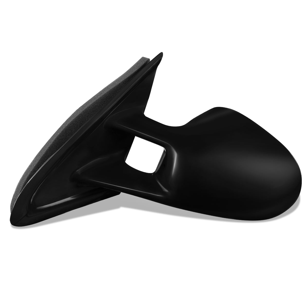 RETROVISOR MIRROR - 95-00 CHRYSLER CIRRUS / 95-00 DODGE STRATUS / 96-00 PLYMOUTH BREEZE - MANUAL - OEM - LEFT - PAINTABLE - BLACK