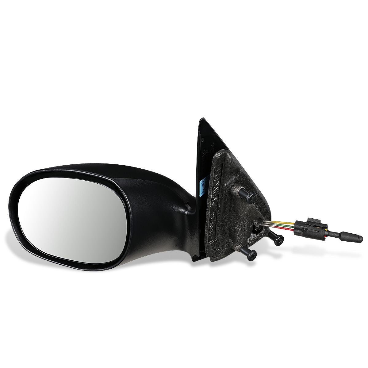 RETROVISOR MIRROR - 01-03 CHRYSLER PT CRUISER - MANUAL - OEM - LEFT - TEXTURED/BLACK