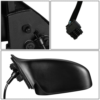 RETROVISOR MIRROR - 01-03 DODGE DURANGO / 01-04 DODGE DAKOTA - POWERED - OEM - LEFT - TEXTURED/BLACK