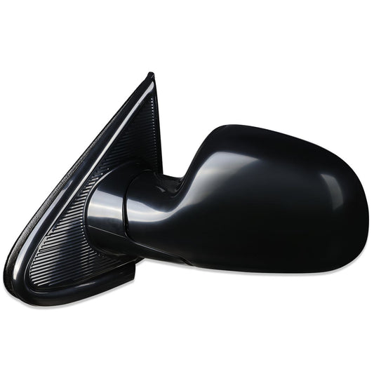 RETROVISOR MIRROR - 01-07 CHRYSLER TOWN & COUNTRY / 01-07 DODGE CARAVAN, GRAND CARAVAN - POWERED - HEATED - OEM - LEFT - PAINTABLE - BLACK