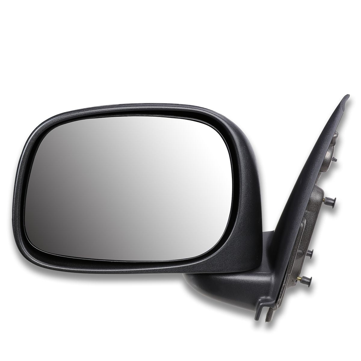 RETROVISOR MIRROR - 02-08 DODGE RAM 1500 / 03-09 DODGE RAM 2500, 3500 - MANUAL - OEM - LEFT - TEXTURED/BLACK
