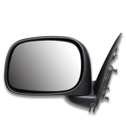 RETROVISOR MIRROR - 02-08 DODGE RAM 1500 / 03-09 DODGE RAM 2500, 3500 - MANUAL - OEM - LEFT - TEXTURED/BLACK