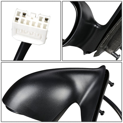 RETROVISOR MIRROR - 01-03 CHRYSLER PT CRUISER - POWERED - OEM - LEFT - TEXTURED/BLACK