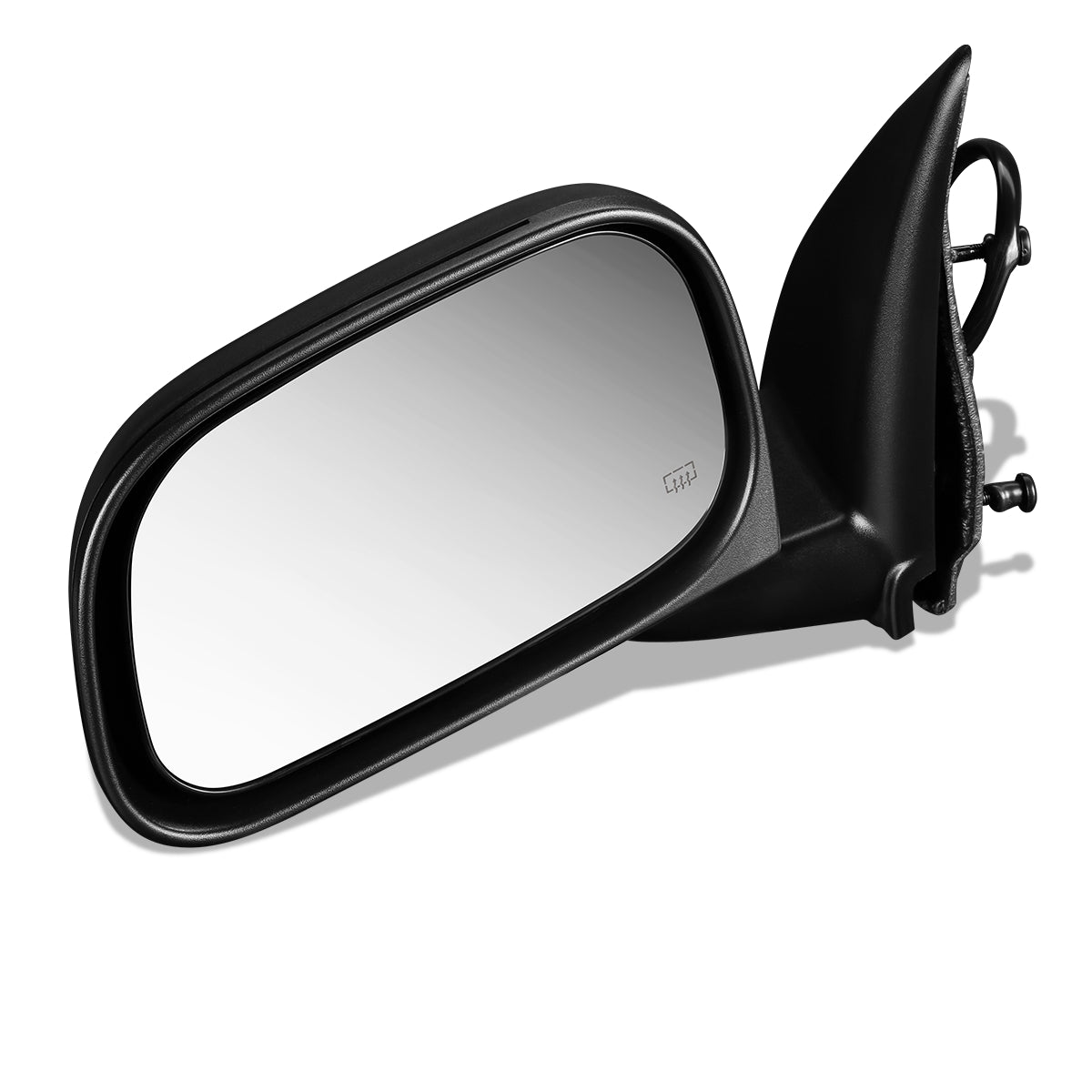 RETROVISOR MIRROR -  04-09 DODGE DURANGO - POWERED - HEATED - OEM - LEFT - TEXTURED/BLACK