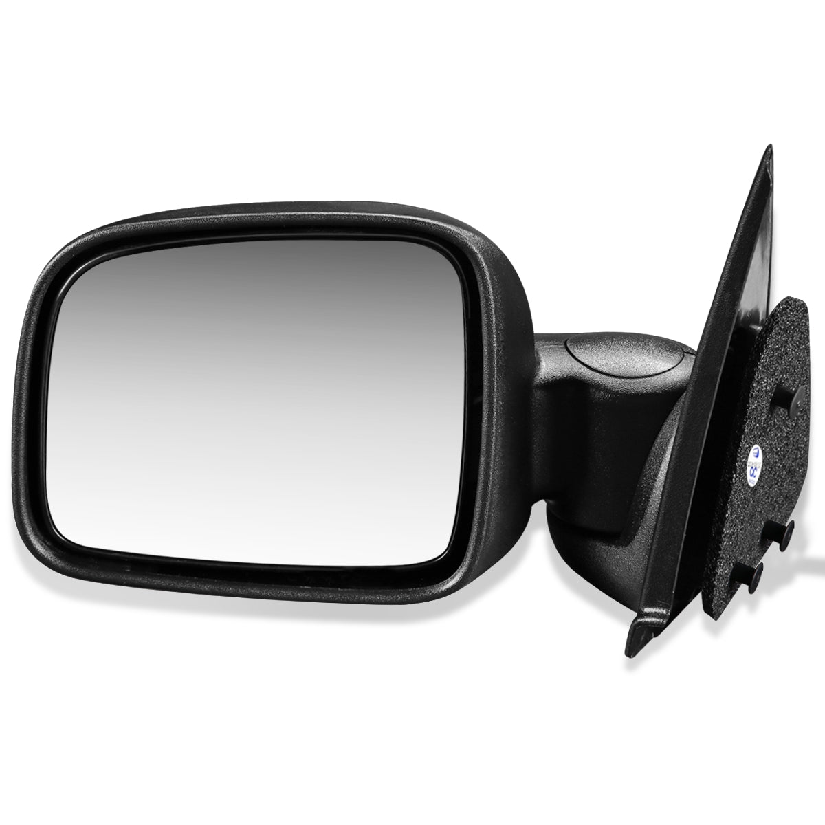RETROVISOR MIRROR - 02-07 JEEP LIBERTY - MANUAL - OEM - LEFT - TEXTURED/BLACK