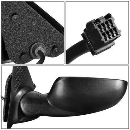 RETROVISOR MIRROR - 02-07 JEEP LIBERTY - POWERED - HEATED - OEM - LEFT - TEXTURED/BLACK