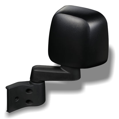 RETROVISOR MIRROR - 97-06 JEEP WRANGLER - MANUAL - OEM - LEFT - TEXTURED/BLACK