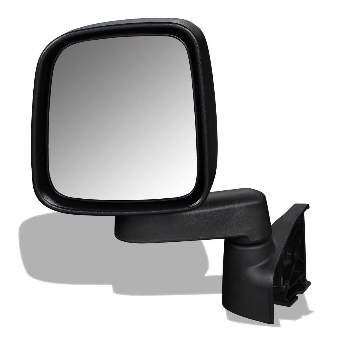 RETROVISOR MIRROR - 97-06 JEEP WRANGLER - MANUAL - OEM - LEFT - TEXTURED/BLACK