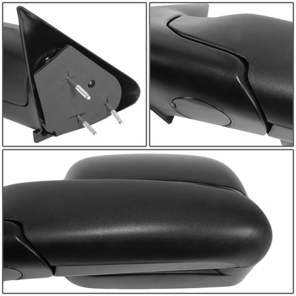 RETROVISOR MIRROR - OE STYLE - DODGE RAM 1500 PICKUP 94-01 - DODGE RAM 2500 PICKUP 94-02 - DODGE RAM 3500 PICKUP 94-02 - DRIVER SIDE - PAINT TO MATCH - BLACK