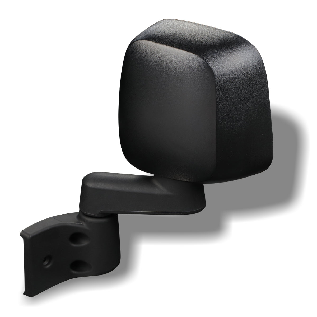 RETROVISOR MIRROR - 03-06 JEEP WRANGLER - MANUAL - HEATED - OEM - LEFT - TEXTURED/BLACK