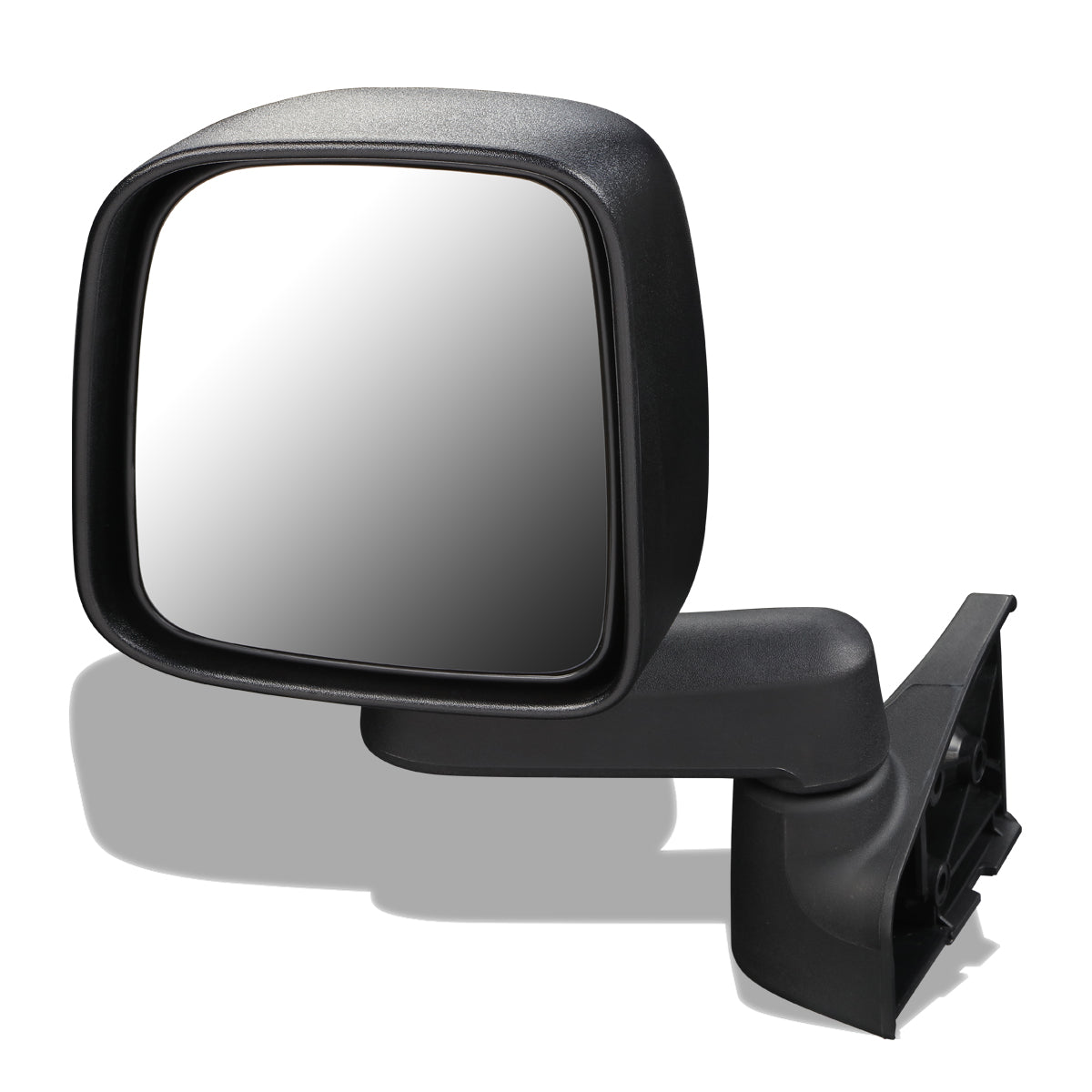 RETROVISOR MIRROR - 03-06 JEEP WRANGLER - MANUAL - HEATED - OEM - LEFT - TEXTURED/BLACK
