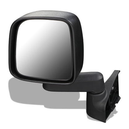 RETROVISOR MIRROR - 03-06 JEEP WRANGLER - MANUAL - HEATED - OEM - LEFT - TEXTURED/BLACK