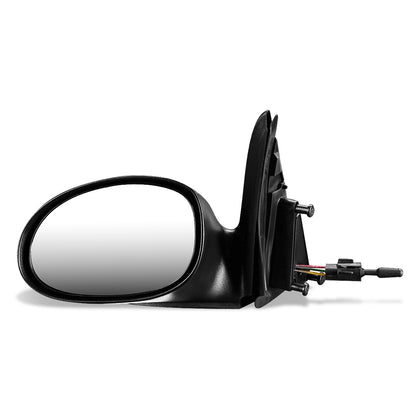 RETROVISOR MIRROR - 04-09 CHRYSLER PT CRUISER - MANUAL - OEM - LEFT - TEXTURED/BLACK