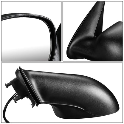 RETROVISOR MIRROR - 04-10 CHRYSLER PT CRUISER - POWERED - OEM - LEFT - TEXTURED/BLACK