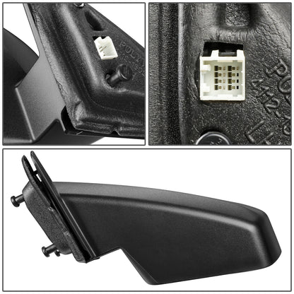 RETROVISOR MIRROR - 08-14 DODGE AVENGER - POWERED - HEATED - OEM - LEFT - TEXTURED/BLACK