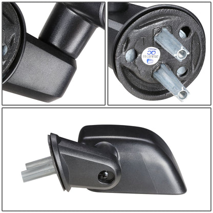 RETROVISOR MIRROR - 07-17 JEEP WRANGLER / 18 JEEP WRANGLER JK - MANUAL - OEM - LEFT - TEXTURED/BLACK