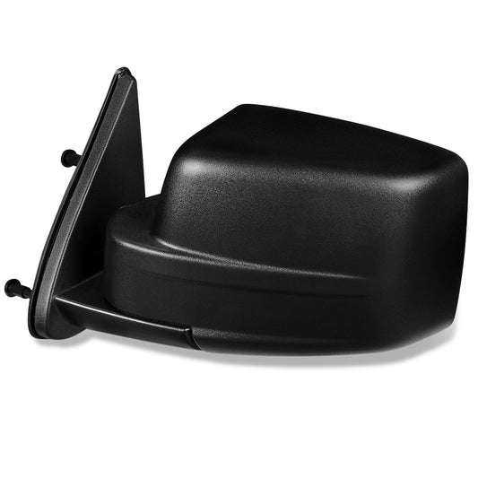 RETROVISOR MIRROR - 07-11 DODGE NITRO - POWERED - HEATED - OEM - LEFT - TEXTURED/BLACK