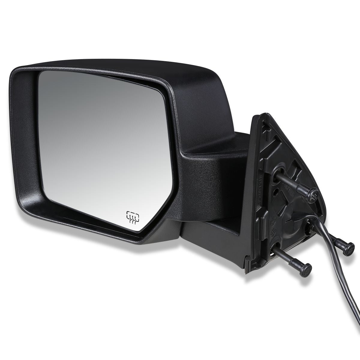 RETROVISOR MIRROR - 07-11 DODGE NITRO - POWERED - HEATED - OEM - LEFT - TEXTURED/BLACK