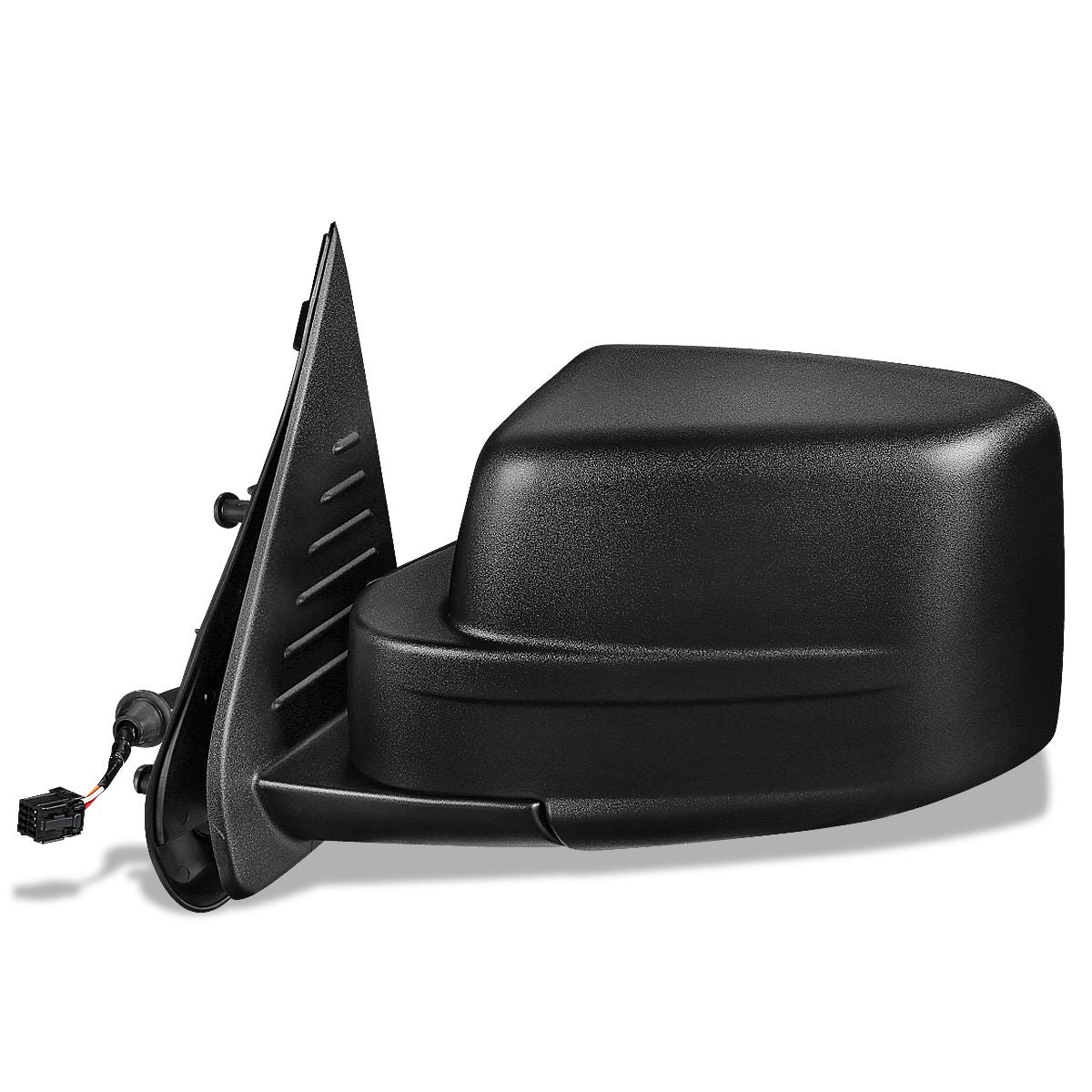 RETROVISOR MIRROR - 08-09 JEEP LIBERTY - POWERED - OEM - LEFT - TEXTURED/BLACK