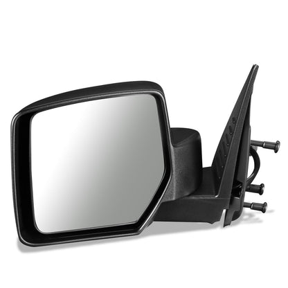 RETROVISOR MIRROR - 08-09 JEEP LIBERTY - POWERED - OEM - LEFT - TEXTURED/BLACK