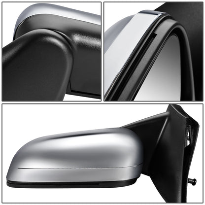RETROVISOR MIRROR - 07-09 CHRYSLER ASPEN - POWERED - HEATED - W/ MEMORY - OEM - LEFT - TEXTURED/BLACK