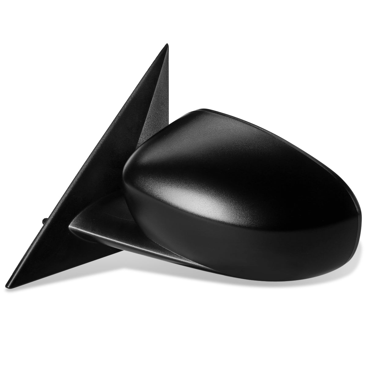 RETROVISOR MIRROR - 07-10 CHRYSLER 300 / 06-10 DODGE CHARGER / 05-08 DODGE MAGNUM - POWERED - OEM - LEFT - TEXTURED/BLACK