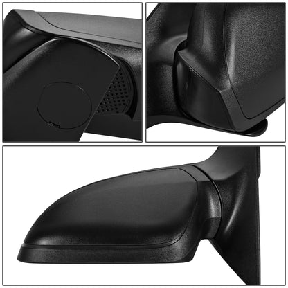 RETROVISOR MIRROR - 06-08 CHRYSLER PACIFICA - POWERED - HEATED - FOLDING  - OEM - LEFT - TEXTURED/BLACK