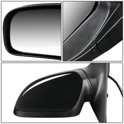 RETROVISOR MIRROR - 06-08 CHRYSLER PACIFICA - POWERED - HEATED - OEM - LEFT - PAINTABLE - BLACK