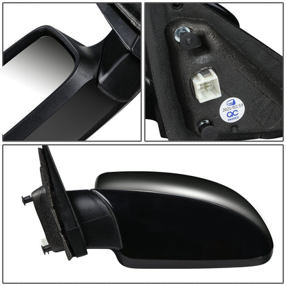 RETROVISOR MIRROR - 11-14 CHRYSLER 200 CONVERTIBLE - POWERED - HEATED - FOLDING - OEM - LEFT - TEXTURED/BLACK