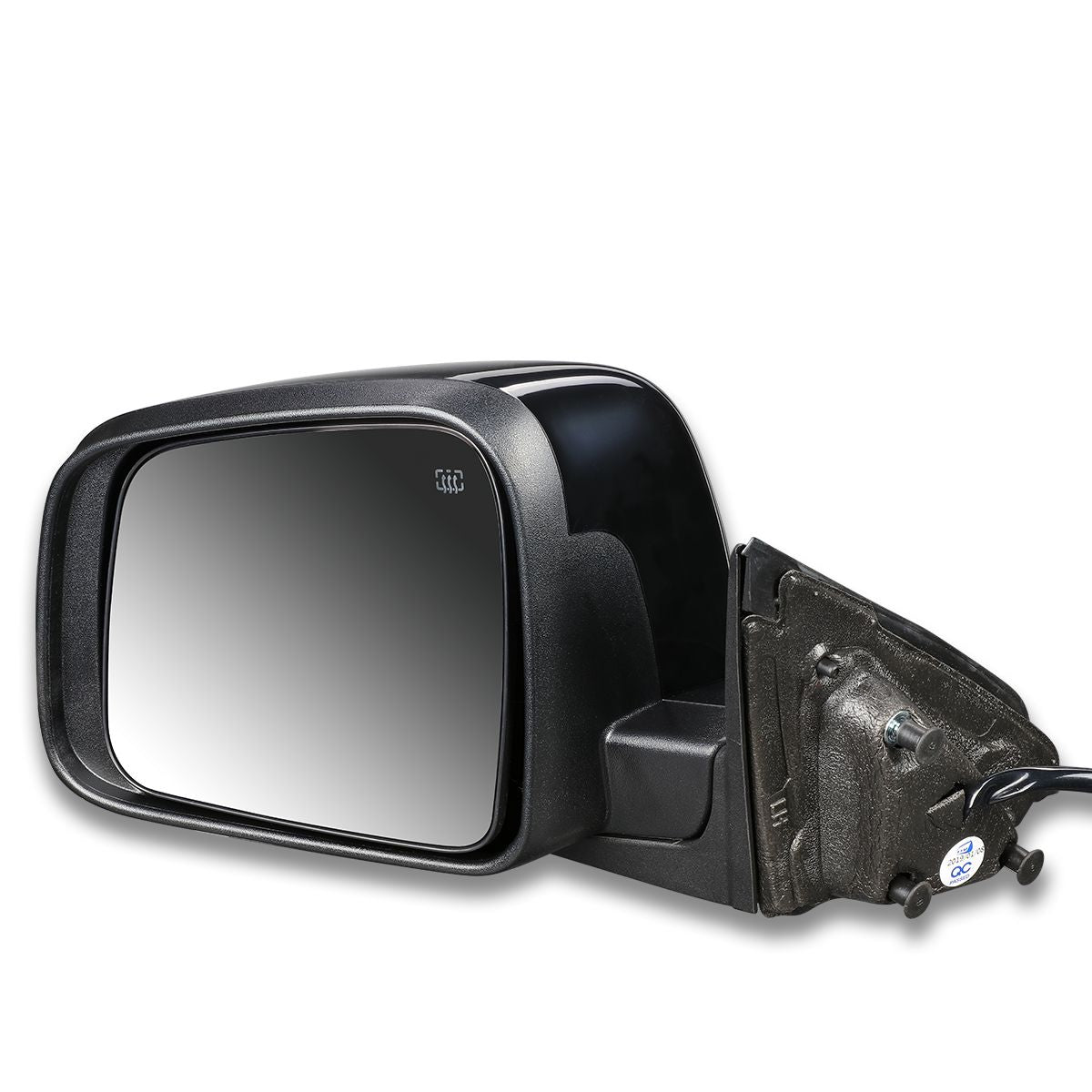 RETROVISOR MIRROR - 11-17 JEEP GRAND CHEROKEE - POWERED - HEATED - OEM - LEFT - PAINTABLE - BLACK