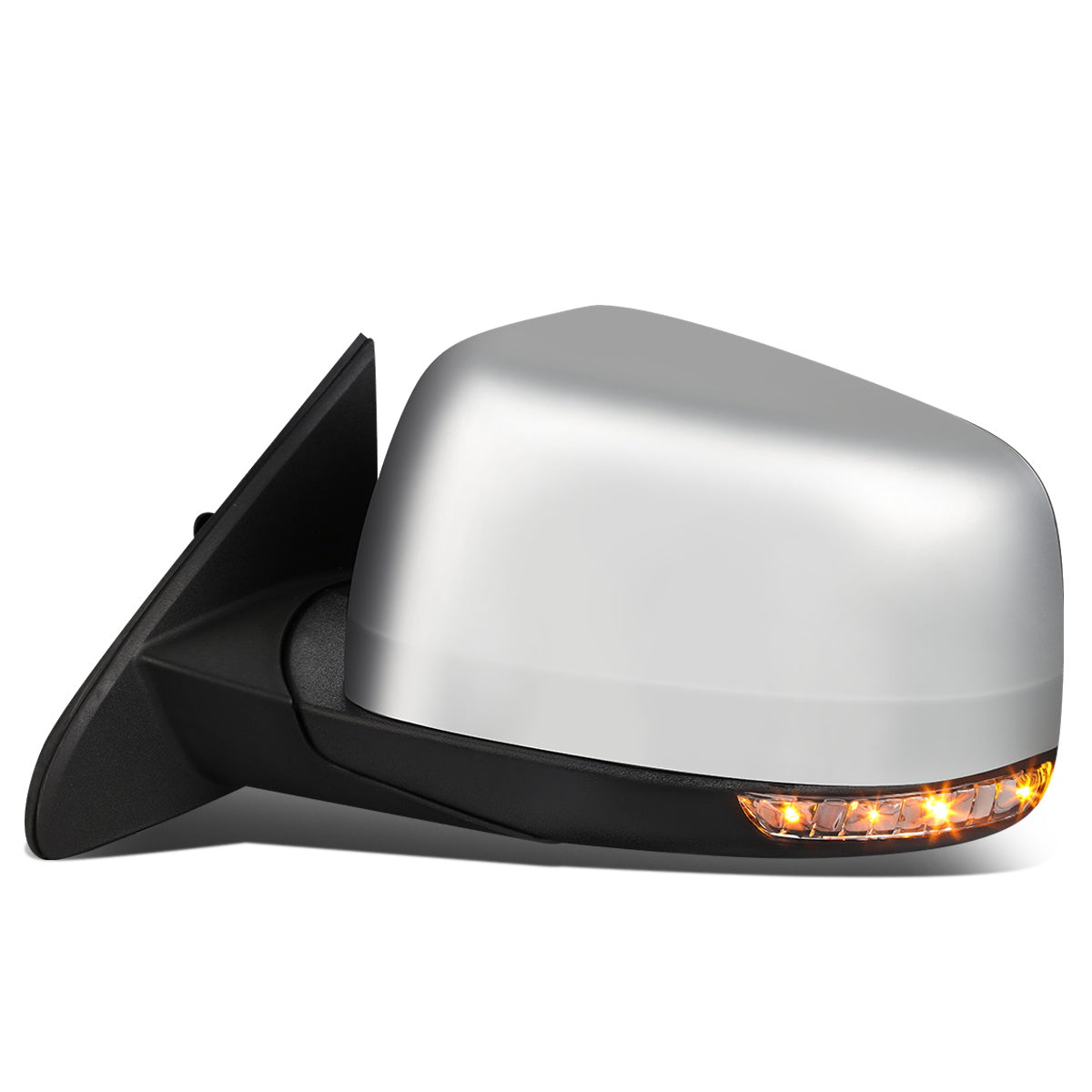 RETROVISOR MIRROR - OEM - 11-13 JEEP GRAND CHEROKEE - POWERED - HEATED - WITH SIGNAL - WITH MEMORY - FOLDING - W/ CHROME COVER - LEFT