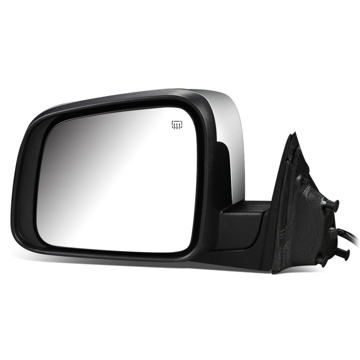 RETROVISOR MIRROR - OEM - 11-13 JEEP GRAND CHEROKEE - POWERED - HEATED - WITH SIGNAL - WITH MEMORY - FOLDING - W/ CHROME COVER - LEFT