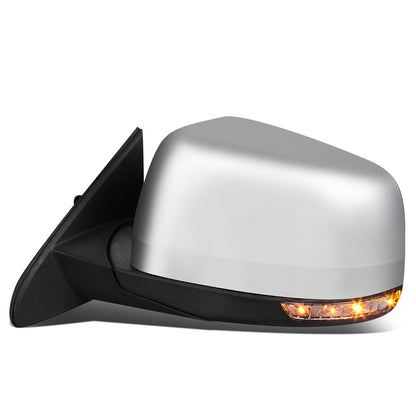 RETROVISOR MIRROR - OEM - 11-13 JEEP GRAND CHEROKEE - POWERED - HEATED - WITH SIGNAL - WITH MEMORY - FOLDING - W/ BSD - W/O DIMMER - W/ CHROME COVER - LEFT