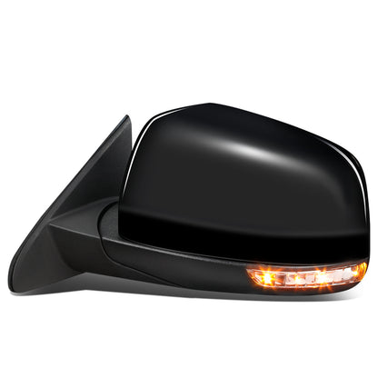 RETROVISOR MIRROR - OEM - 11-13 JEEP GRAND CHEROKEE - POWERED - HEATED - WITH SIGNAL - W/ MEMORY - FOLDING - W/ BLACK MATERIAL - LEFT