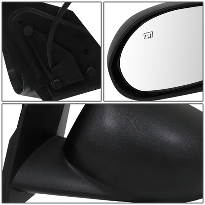 RETROVISOR MIRROR - OEM - 10-12 DODGE CALIBER - POWERED - HEATED - TEXTURED - BLACK - LEFT