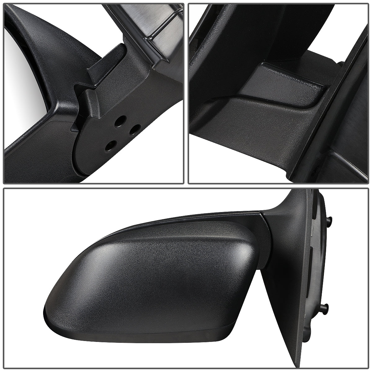 RETROVISOR MIRROR - OEM - 14-16 JEEP CHEROKEE - POWERED - FOLDING - W/ BLACK TEXTURE - LEFT