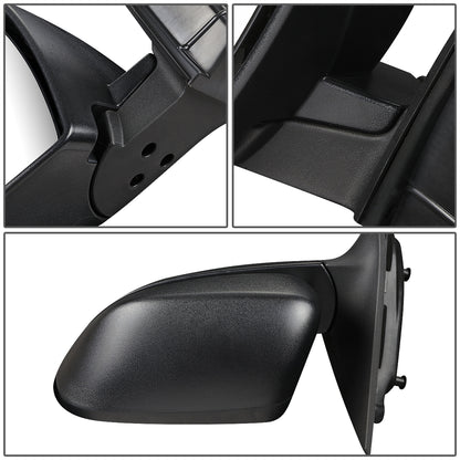 RETROVISOR MIRROR - OEM - 14-16 JEEP CHEROKEE - POWERED - FOLDING - W/ BLACK TEXTURE - LEFT