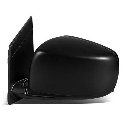RETROVISOR MIRROR - OEM - 11-19 DODGE CARAVAN, VOYAGER, TOWN & COUNTRY - POWERED - HEATED - FOLDING - W/ BLACK TEXTURED - LEFT
