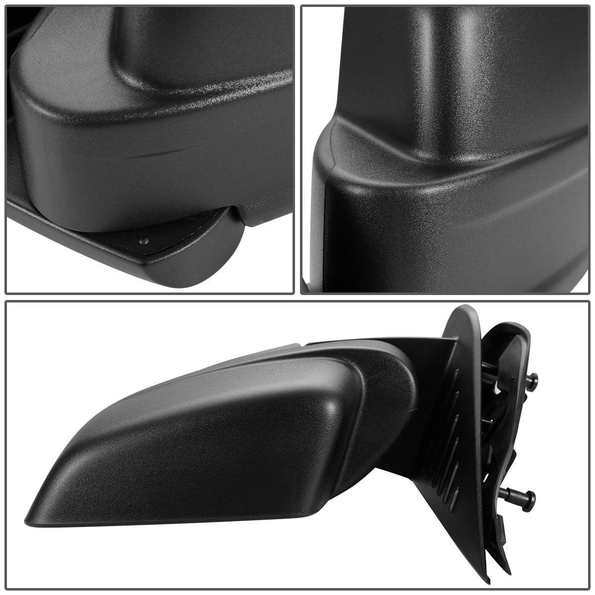 RETROVISOR MIRROR - OEM - 08-13 JEEP LIBERTY - POWERED - HEATED - FOLDING - W/ TEXTURED BLACK - LEFT