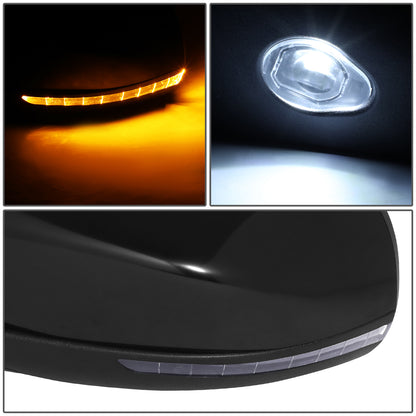 RETROVISOR MIRROR - OE STYLE - JEEP CHEROKEE 14-18 - WITH POWER WITH HEATED GLASS WITH TURN SIGNAL WITH MEMORY - DRIVER SIDE - PAINT TO MATCH - BLACK