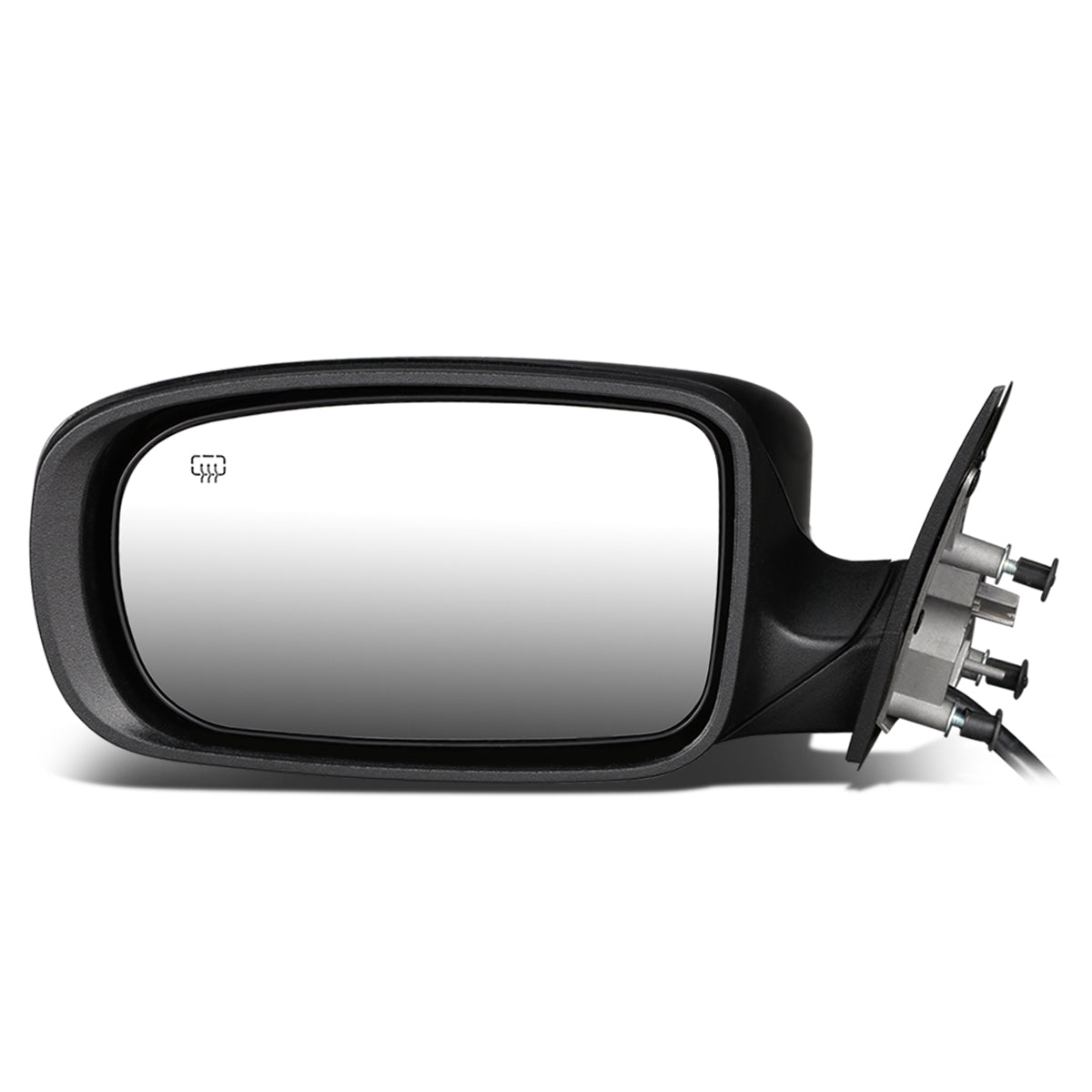 RETROVISOR MIRROR - OEM - 11-18 DODGE CHARGER - POWER MIRROR ADJUSTMENT - HEATED - FOLDING - W/O MEMORY, BLIND SPOT DETECTION OR PUDDLE LAMP - ONLY FITS VEHICLES W/ MATCHING FUNCTIONS AS MIRROR - PAINTABLE - BLACK - LEFT